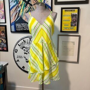 Christopher John Rogers Plaid Sleeveless Adjustable Strap Midi Dress 16